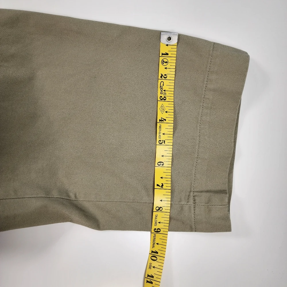 Polo Ralph Lauren Beige Cotton Flat Front Casual Pants Men's‎ Solid 36/34